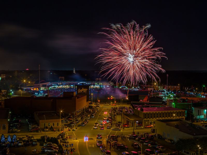 See Fireworks During 4th of July and All Summer in NC